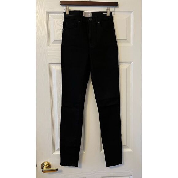 Everlane Denim - Everlane Black High Rise Skinny Jeans